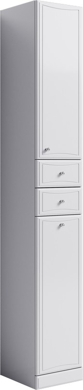 Пенал Aqwella Барселона 30, напольный, белый