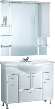 Тумба с раковиной Aqwella Барселона Люкс 105