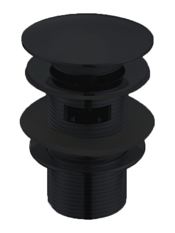 Донный клапан Boheme Black 612-B/2 с переливом