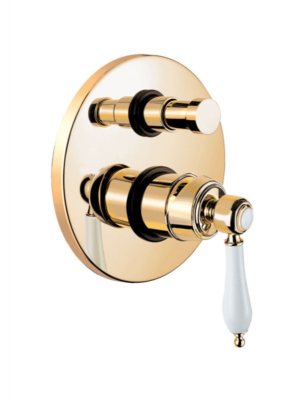 Смеситель для раковины встраиваемый с переключателем CEZARES APHRODITE-VDIM2-03/24-Bi