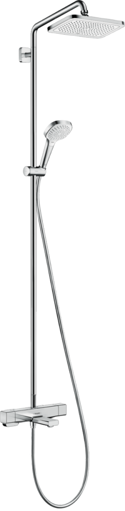 Душевая стойка HANSGROHE Croma E Showerpipe 280 1jet 27687000 c термостатом и изливом