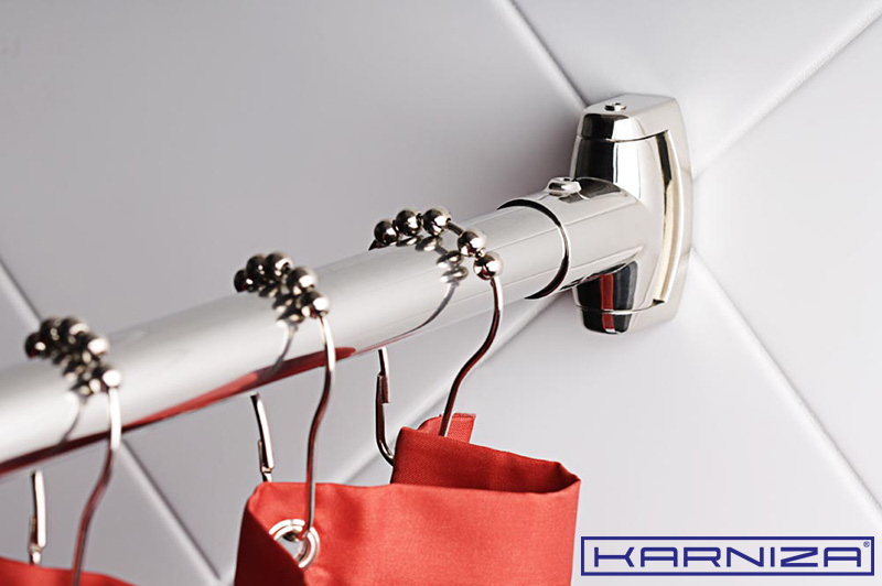 Карниз для ванны KARNIZA овальный Люкс