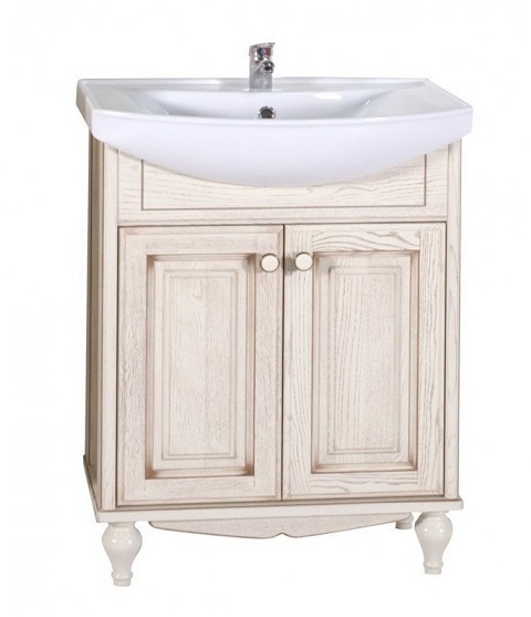 Тумба под раковину АСБ-Мебель Верона 65 напольная, бежевый